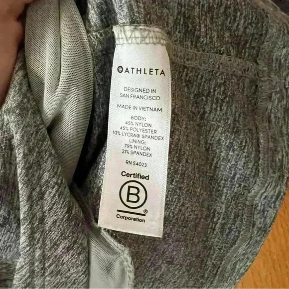 Athleta PACIFICA WRAP FRONT HEATHER TOP M - Picture 4 of 8